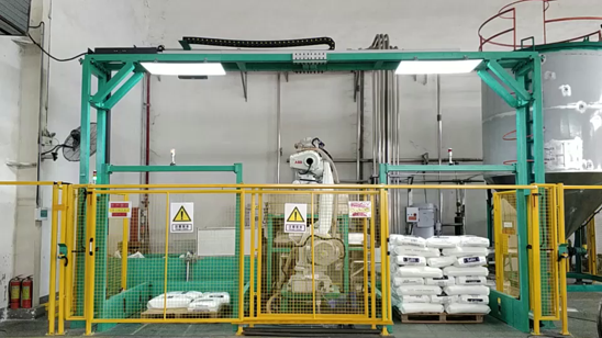 視覺引導麻袋拆垛|某大型化工廠 視覺引導麻袋拆垛|某大型化工廠